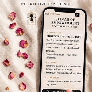 Tägliche Affirmationen & Ritualkarten für Selbstvertrauen und Klarheit | 31-Tage-Programm zur emotionalen Neuorientierung (Digitaler Download)