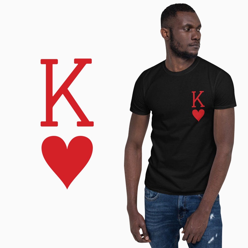 Herren Krone King Of Spades Poker Side Pocket Mens Half Sleeves T-shir –  FunkyTradition