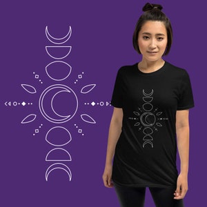 Moon Phases Shirt | Unisex T-Shirt | Soft Fleece Shirt | Astronomy T-shirt | Celestial Shirt | Funny Astrology Shirt | Moon Graphic Tee