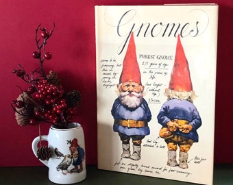 Vintage “Gnomes” Book, First American Edition in Dust Jacket, by Huygen, Illustrated by Poortvliet