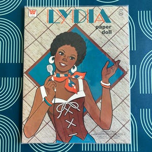 Vintage “Lydia” Uncut Paper Doll Book, Whitman 1977