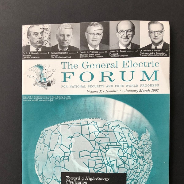 Vintage GE Forum Publication, Number 1, January-March 1967