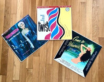 Grandi copertine di album grafici vintage di metà secolo