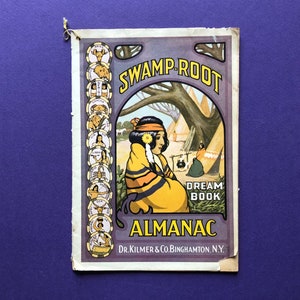 Antiker “Swamp Root” Almanach, “Traumbuch”, 1940