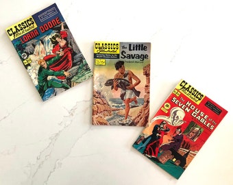 Vintage Classics Illustrated Comic Books