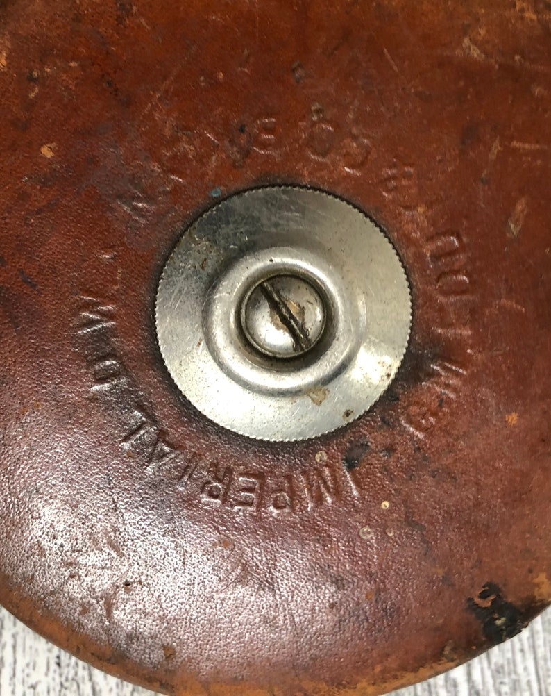 Antique Leather Covered Tape Measure image 7