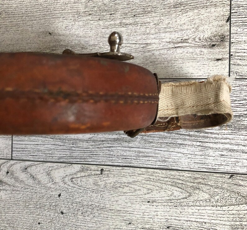 Antique Leather Covered Tape Measure image 6