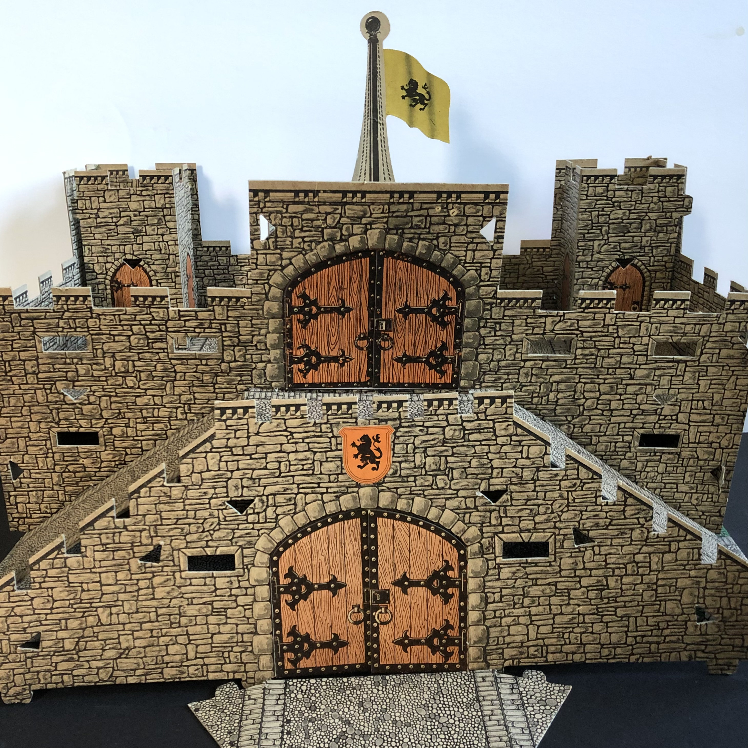 Vintage “built-rite Fortress,” Cardboard Castle Model Toy - Etsy