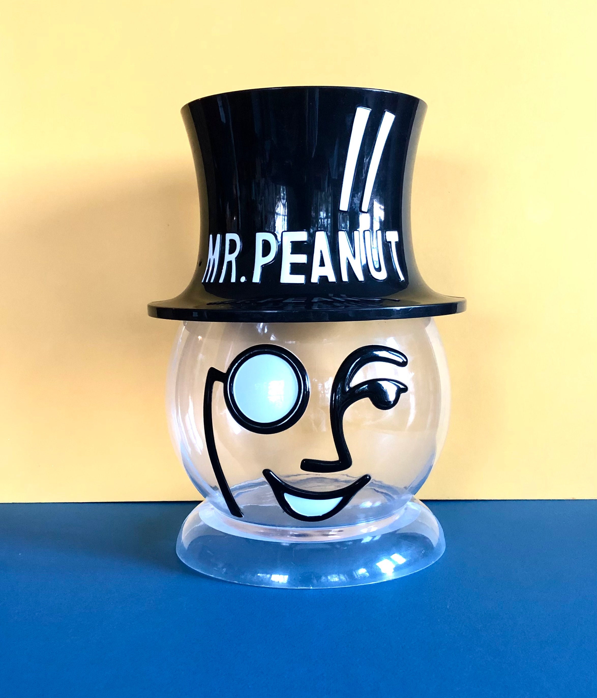 【希少】ミスターピーナッツ ヘッドディスプレー コンテナ ヴィンテージ Vintage Mr. Peanut Advertising Counter Display Canister