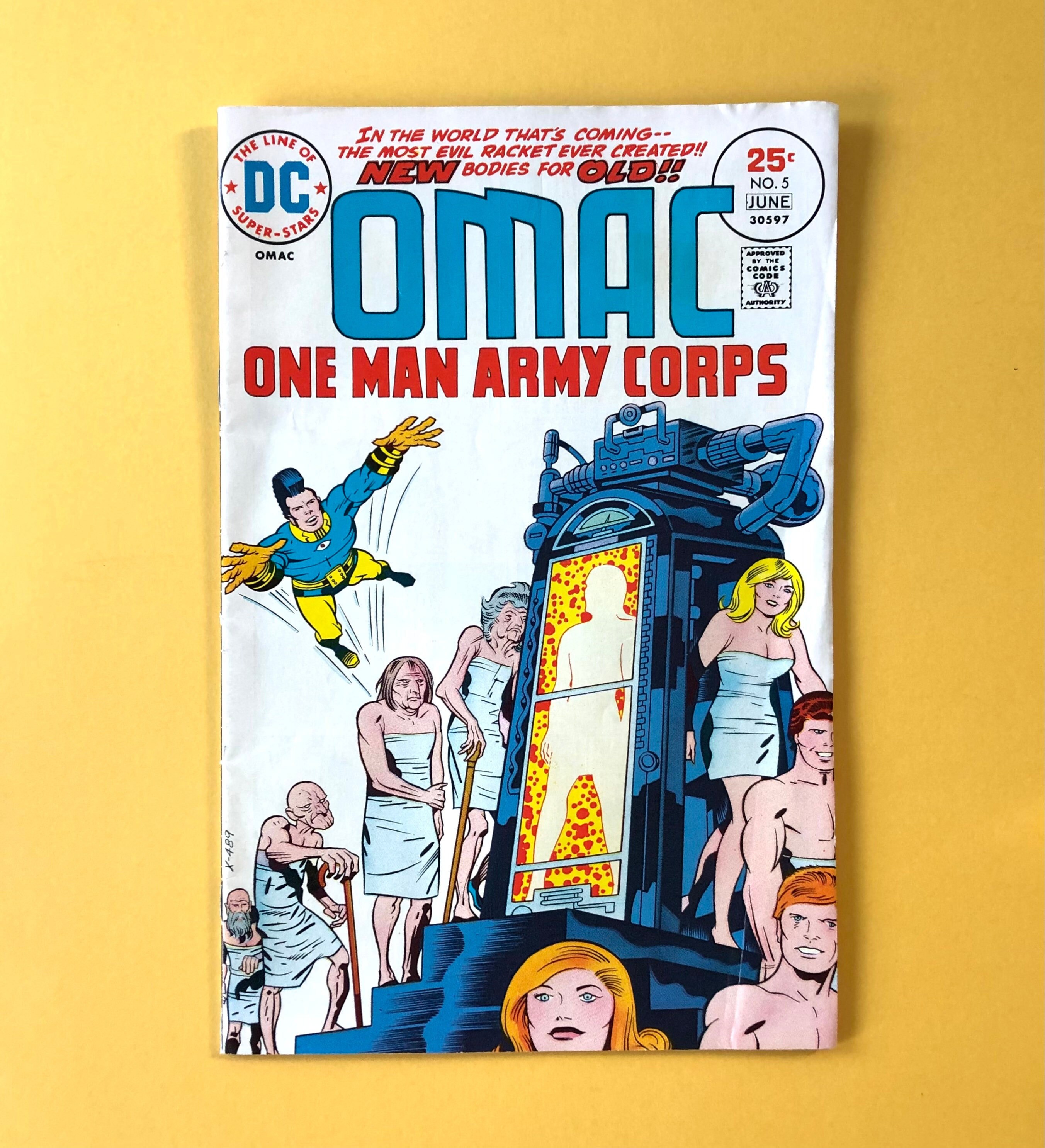 Vintage DC Comic Book “OMAC”: One Man Army Corps, Vol. 2, No. 5, June 1975