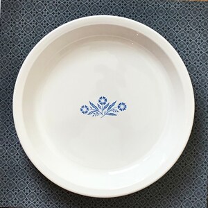 Vintage Corning Ware korenbloem blauwe taartplaat, p-309