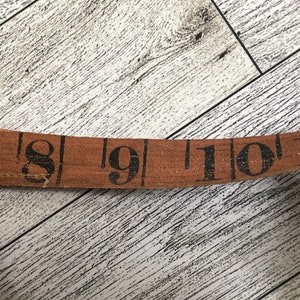 Antique Leather Covered Tape Measure image 5