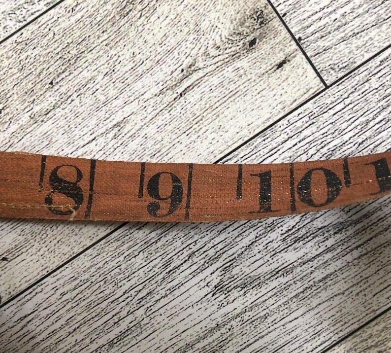 Antique Leather Covered Tape Measure image 5