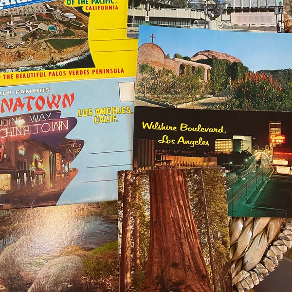 Los Angeles Postcard Etsy