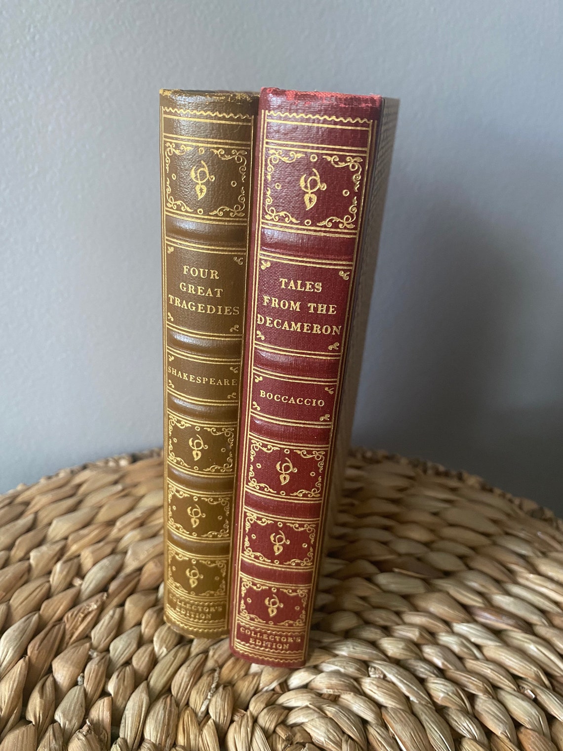 Set of 2 Vintage Classic Books Etsy