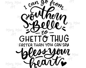 Funny Candle For Friend Gag Gift Bless your Heart Southern Belle Ghetto Thug Funny Candle