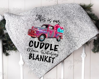 Nosso Cuddle Movie Watching Blanket - arquivo png de sublimação, download digital