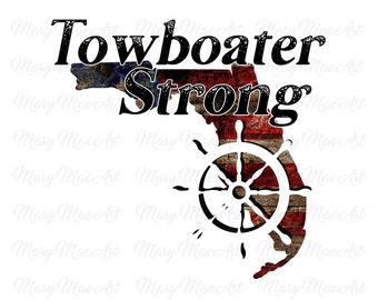Florida Towboater Strong, arquivo png de sublimação / download digital