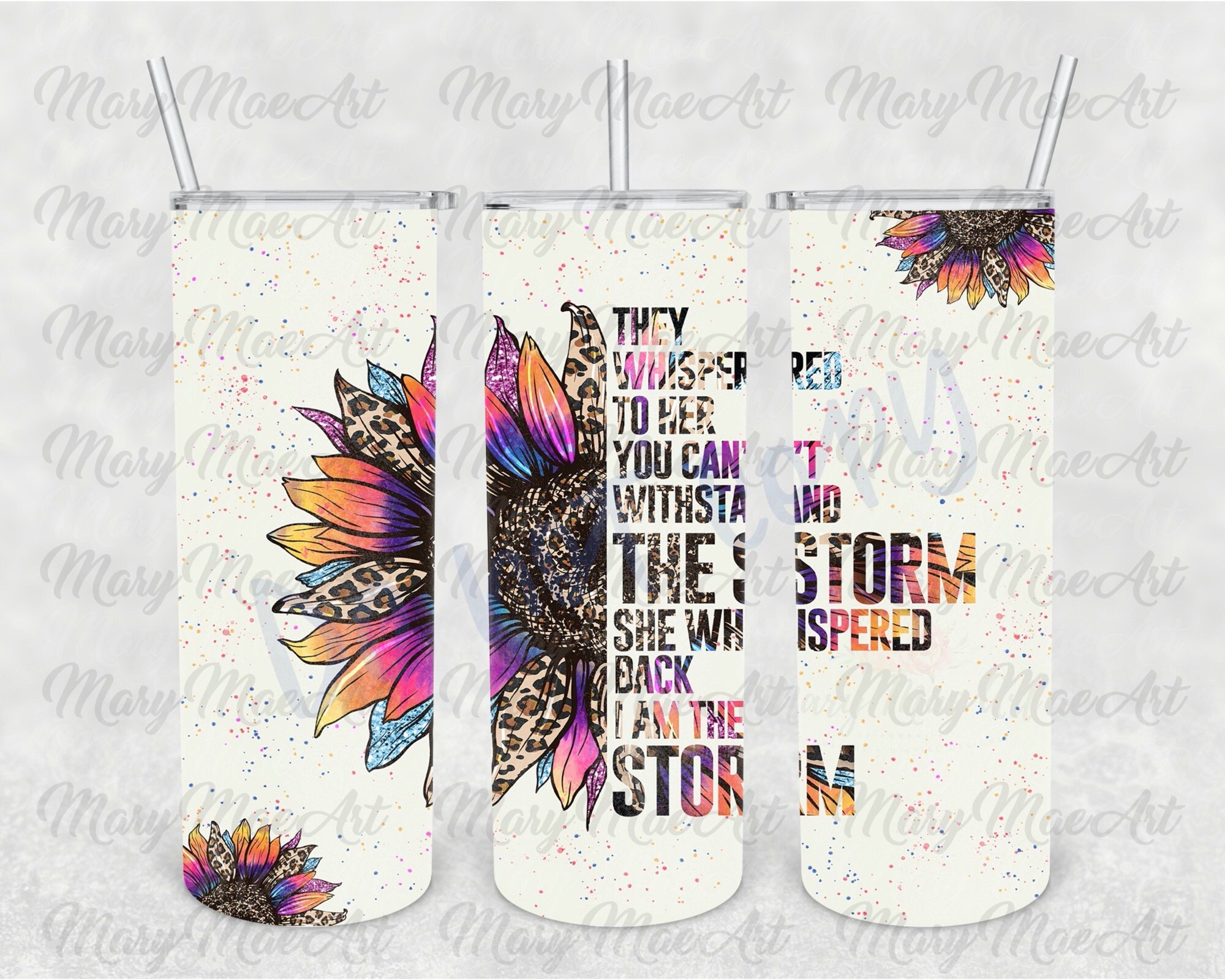 Withstand the Storm, TUMBLER, 20 oz. Skinny Straight, Sublimation Tra…