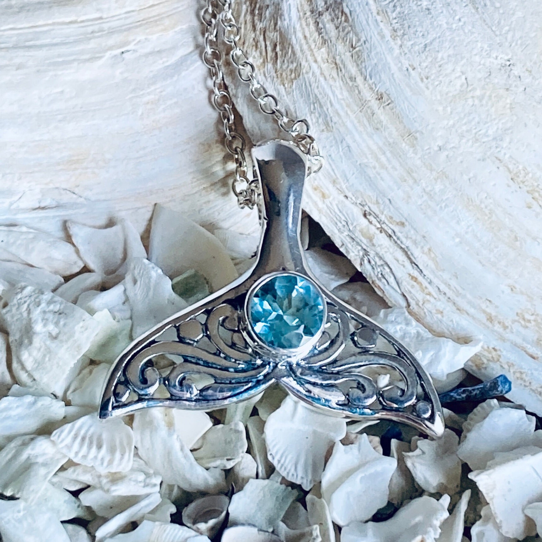 COLLIER PENDENTIF EN argent sterling 925 pierre de lune bijoux
