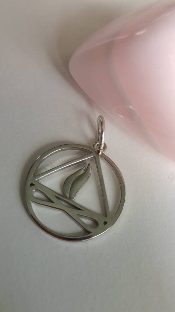 Ciondolo A Forma Di Fiamma In Acciaio Inox | Regalo Simbolico Per San Valentino, Anniversari, Per Lui O Per Lei