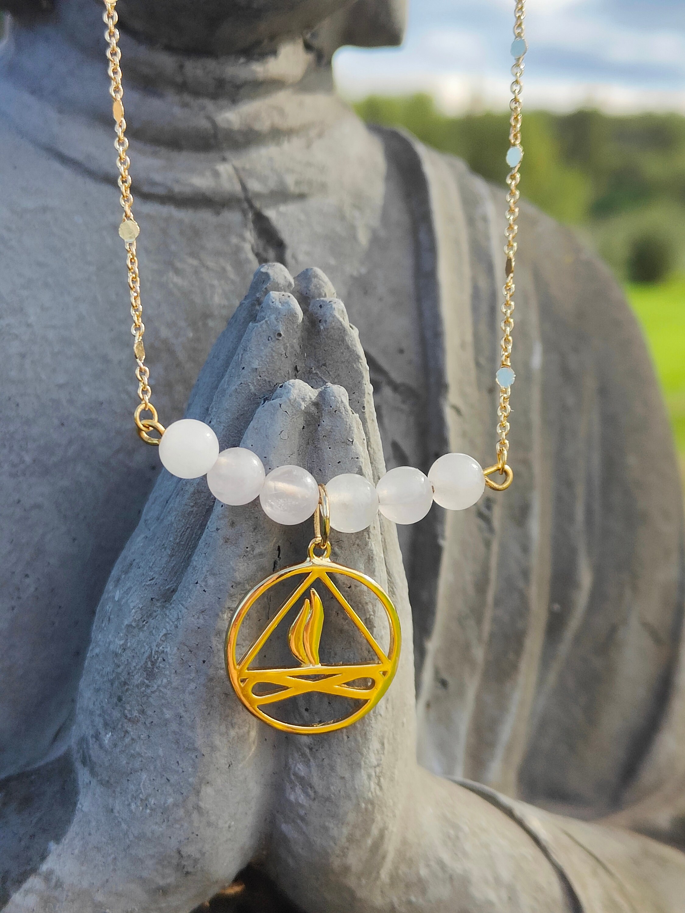 Twin Flame Necklace, Sacred Heart Healing. Spiritual and Esoteric