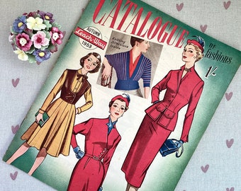 Vintage 1953 LeachWay Catalogue/Magazine - Autumn Catalogue of Fashions, 1950’s Ladies Fashion, Vintage Scrapbooking, Vintage Adverts