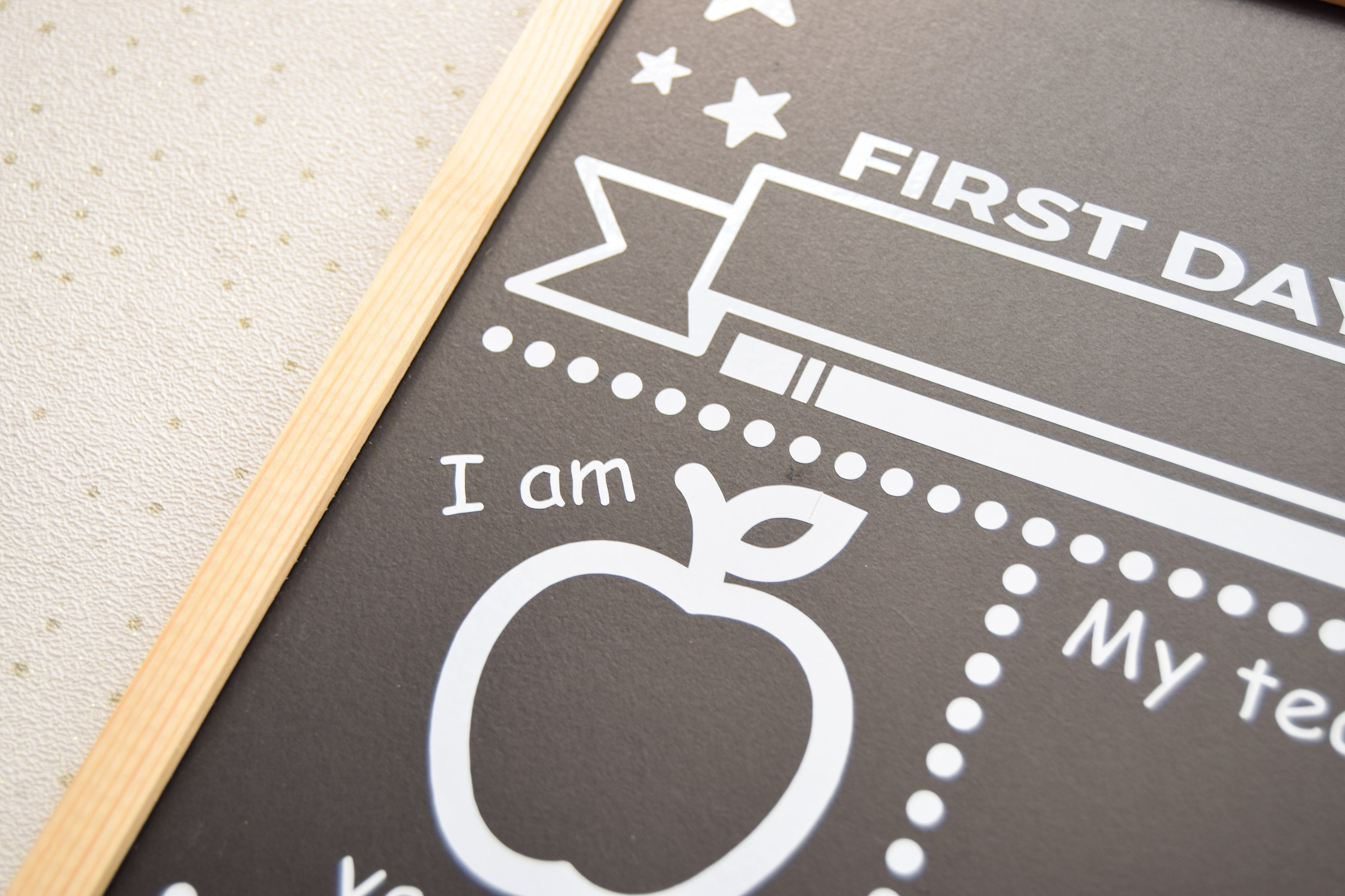 First Day at School Chalkboard Back to School Chalkboard My | Etsy