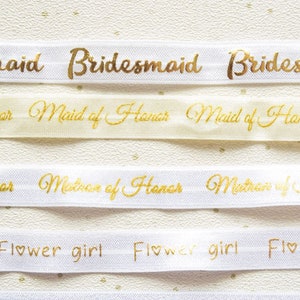 Personalised Bridesmaid Proposal, Will You Be My Bridesmaid, Maid of Honour, Wristband, Hair Tie, Bracelet, Ask Bridesmaid, Bridal Party image 6