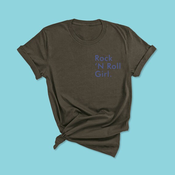 ROCK N ROLL Girl TShirt, Sister In Law Gift, Unique Gifts For Sisters, Classic Rock Shirt, Rock N Roll Clothing, Sister Gift Ideas ROCK N ROLL Girl TShirt, Sister In Law Gift, Unique Gifts For Sisters, Classic Rock Shirt, Rock N Roll Clothing, Sister Gift Ideas
