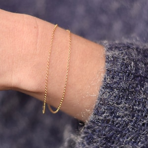 Gold Layered Bracelet, Chain Bracelet | 14k Gold Filled