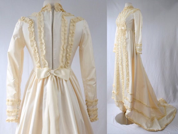 Bohemian Empire Waist Wedding Dress