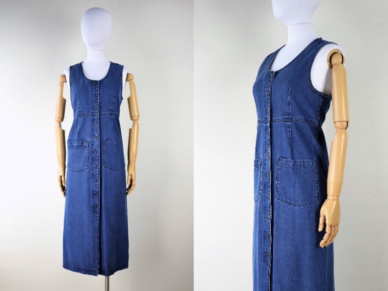 90s denim jumper