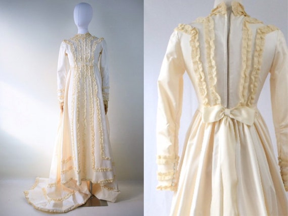 vintage 60s wedding dress