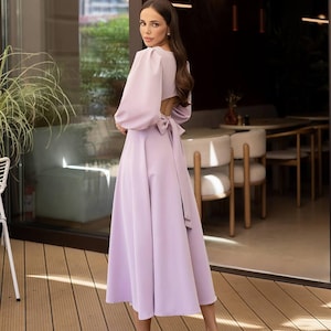 Dusty Mauve Pink Formal Dress - Etsy