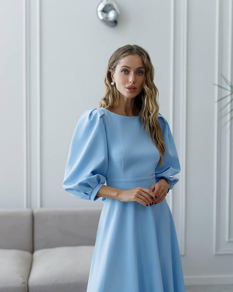 off shoulder prom dress blue The Appliques – Ncocon Occasion_night club Size:6 US Navy Dress Uniform