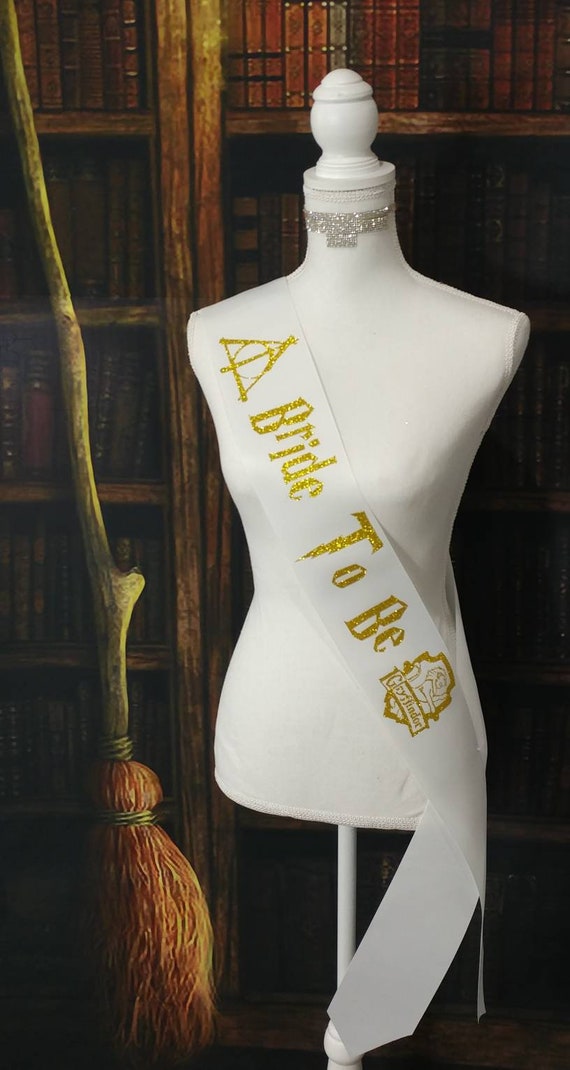 Harry Potter Inspired Gryffendor Bride To Be Sashbridal Etsy
