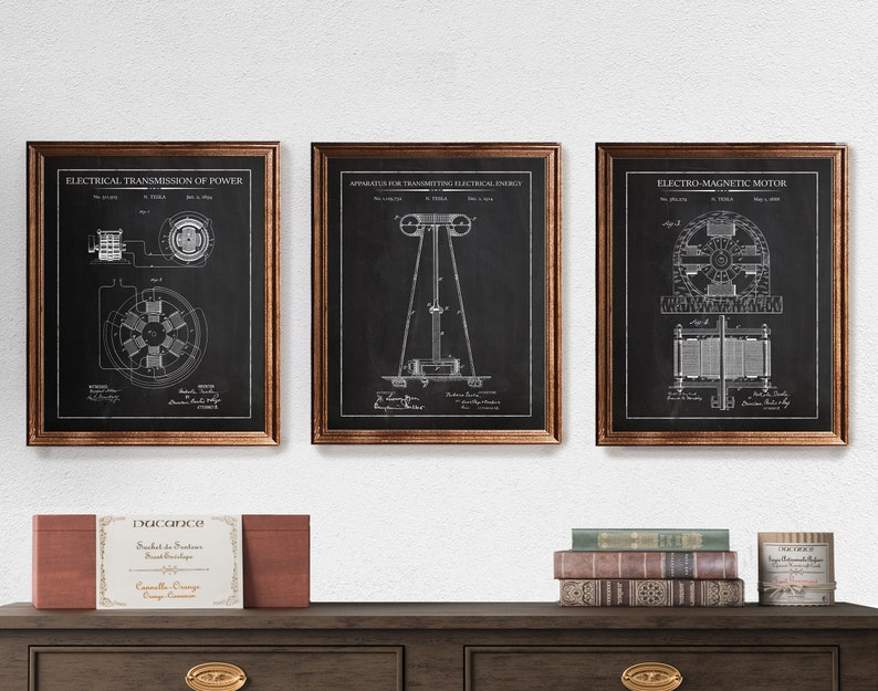Nikola Tesla Prints Tesla Inventions Nikola Tesla Wall Art | Etsy