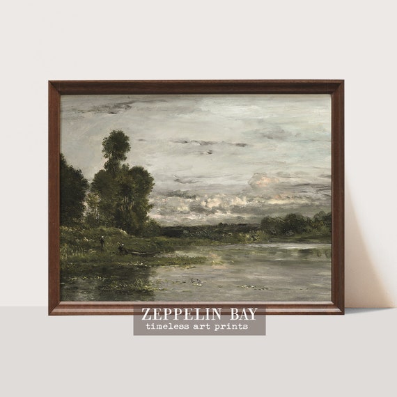 Antique Replica French Landscape Art Print Antique Replica French Landscape Art Print