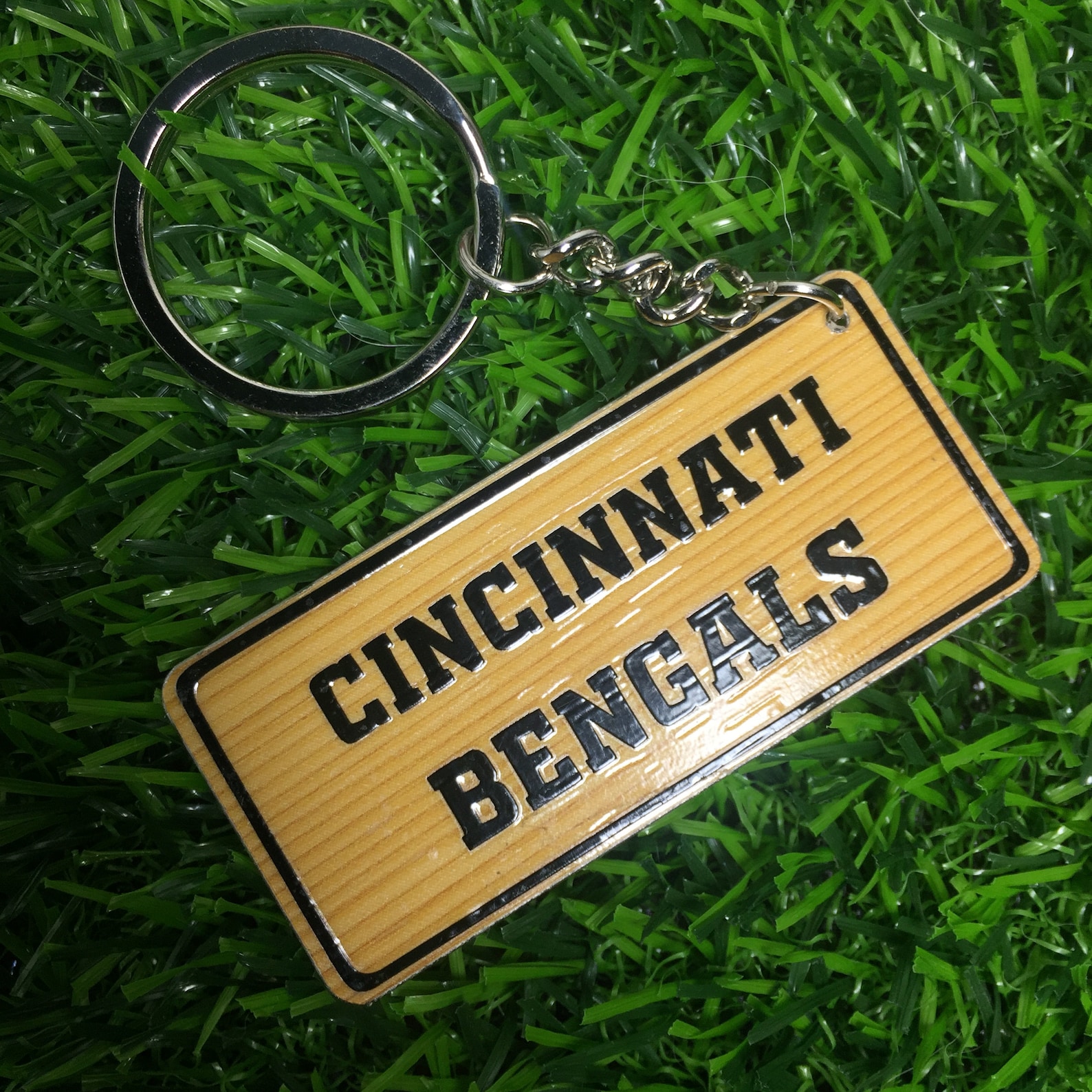 Cincinnati Bengals Keychains NFL Custom Name and Number Gift Etsy