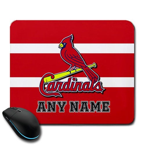 St. Louis Cardinals Custom Personalized Text Mousepad Gift 