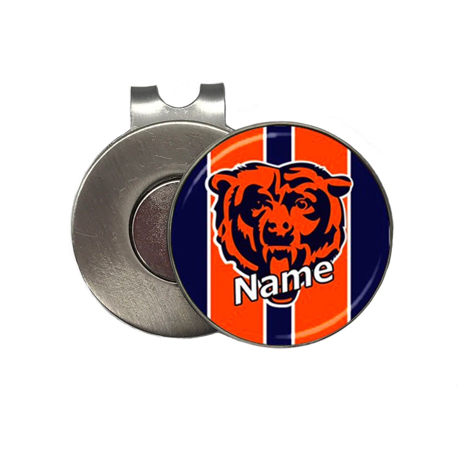Chicago Bears custom personalized name golf ball marker hat Etsy