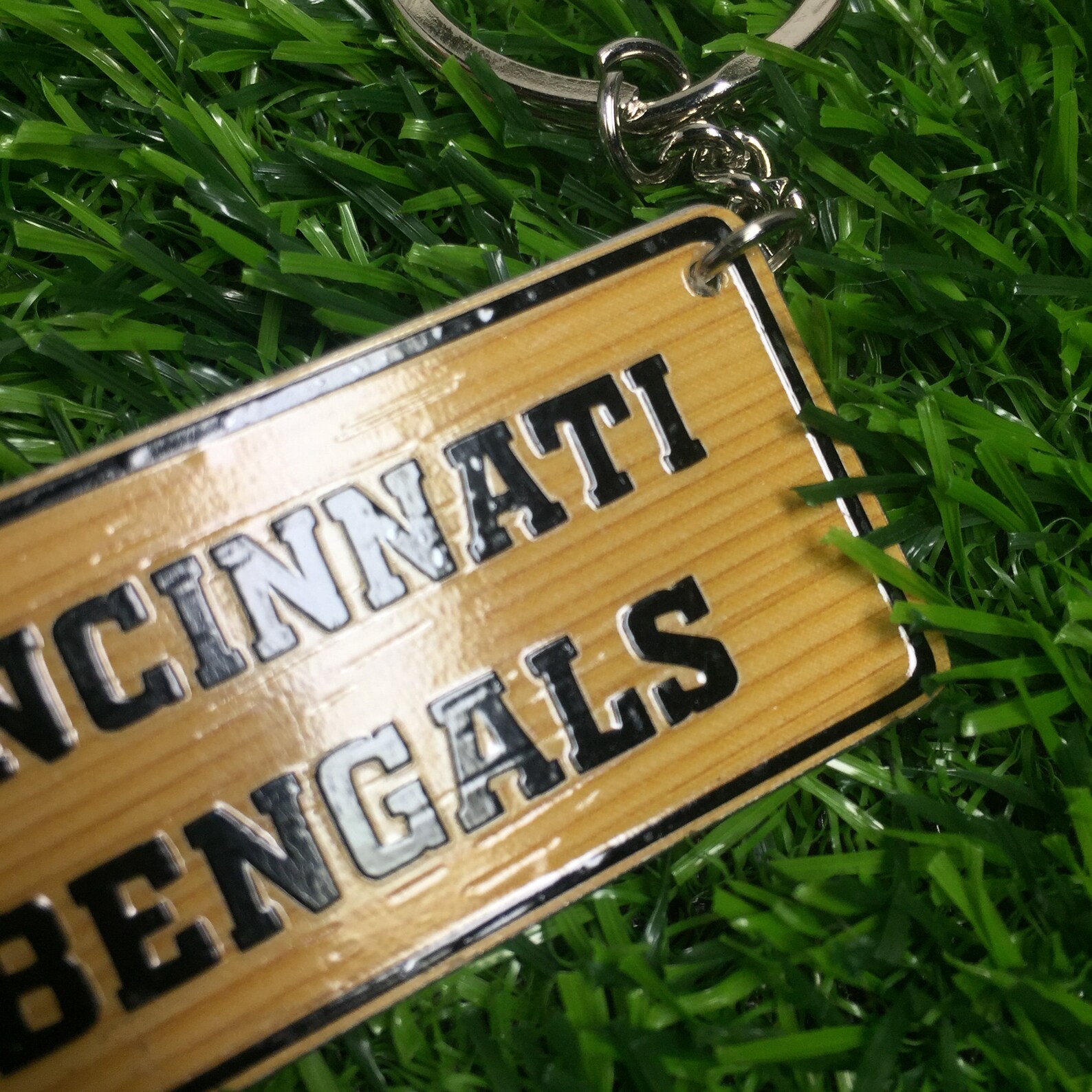 Cincinnati Bengals Keychains NFL Custom Name and Number Gift Etsy