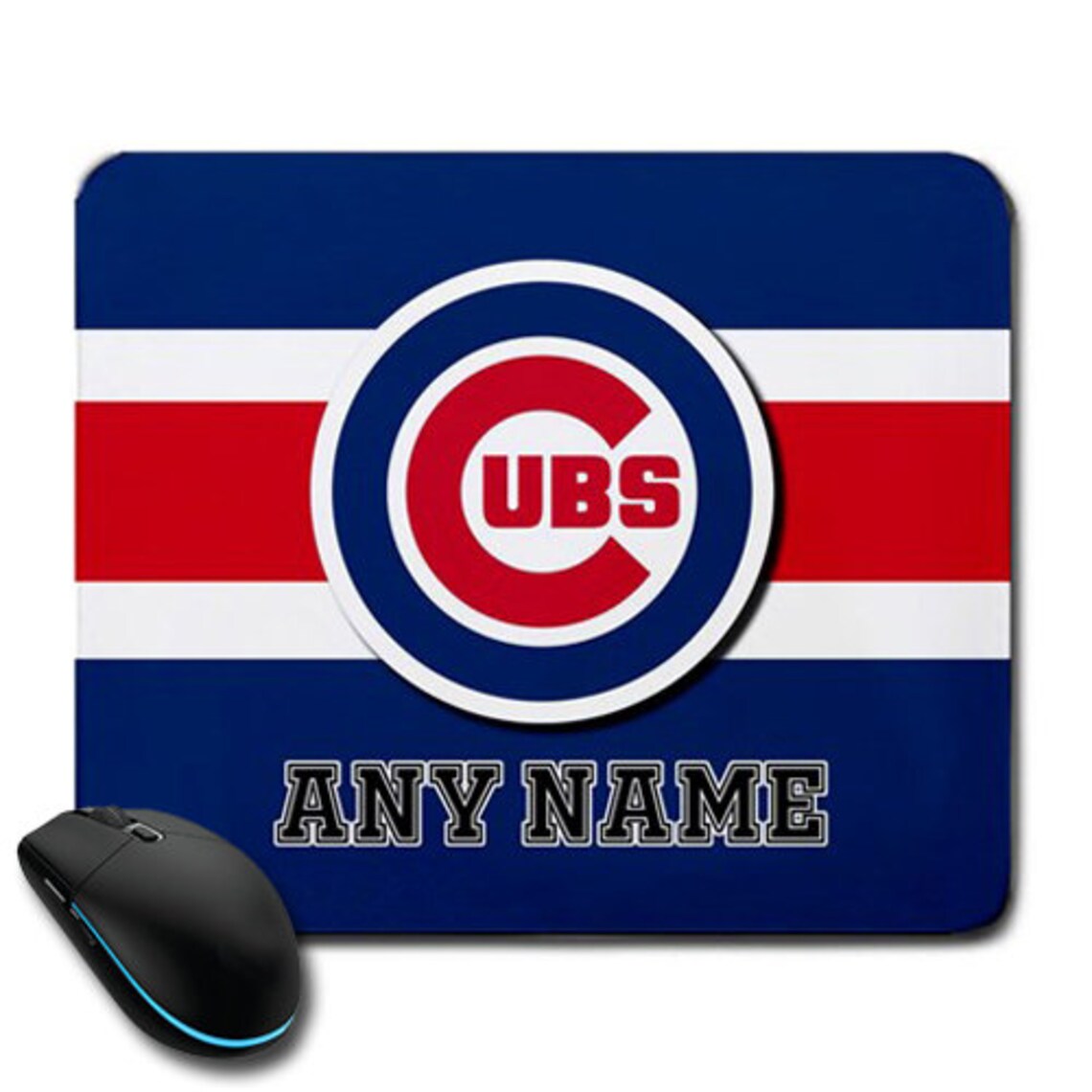 Chicago Cubs custom personalized text mousepad gift Etsy