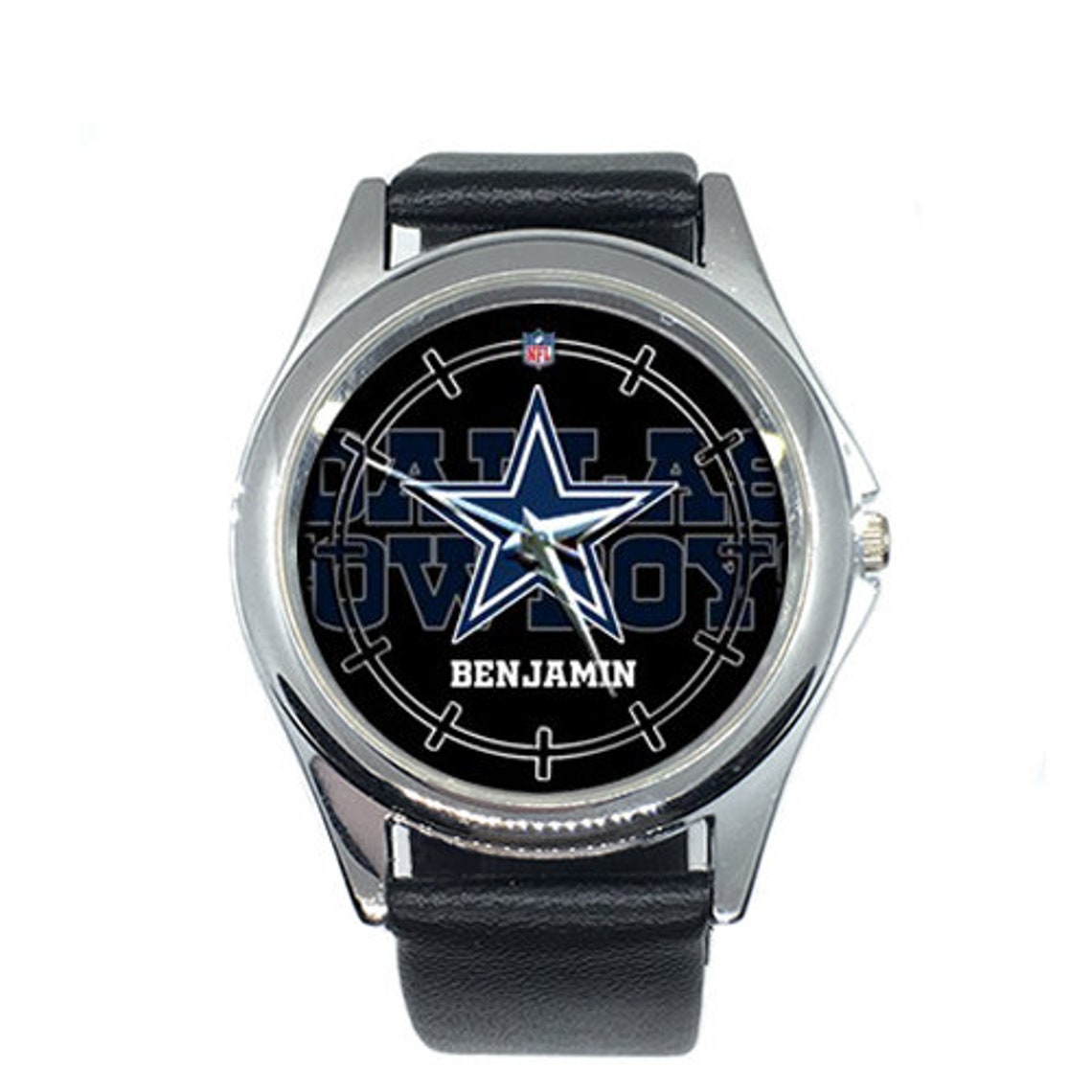 Dallas Cowboys custom personalized name wrist watch gift Etsy
