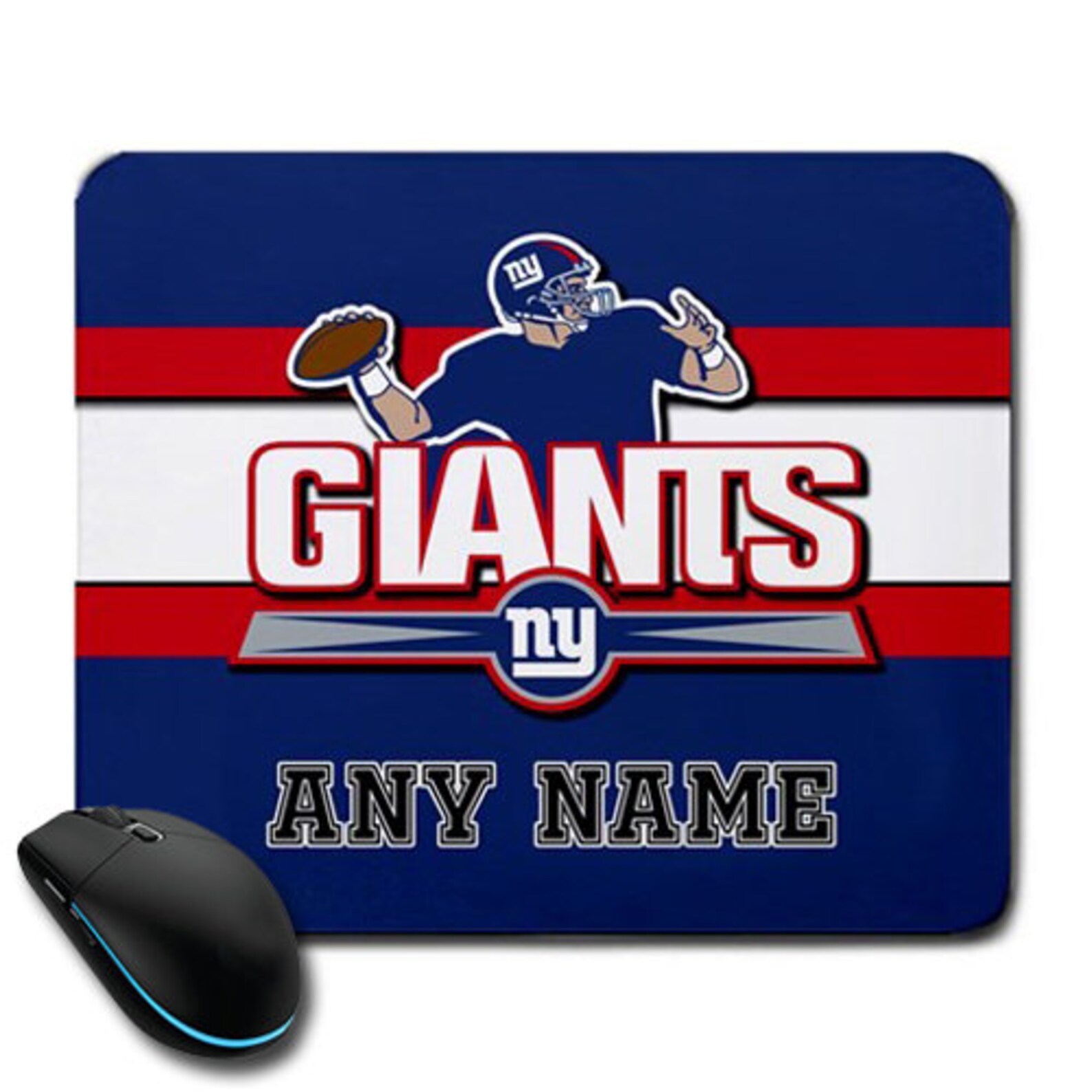 New York Giants custom personalized text mousepad gift Etsy