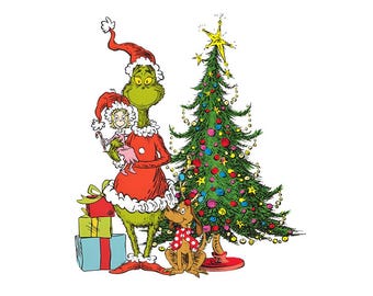 The Grinch Weihnachten PNG, Weihnachtsmann PNG, Dr. Seuss & Der Grinch PNG, Frohe Weihnachten PNG