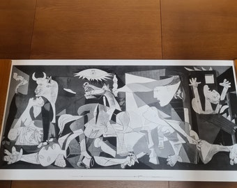 Pablo Picasso (after) - Guernica (GERNIKA - Spanish Civir War, 1937) - Big Size, Licensed Print