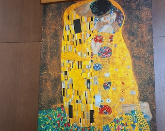 Gustav Klimt (after) - El Beso - The Kiss- licensed offset print