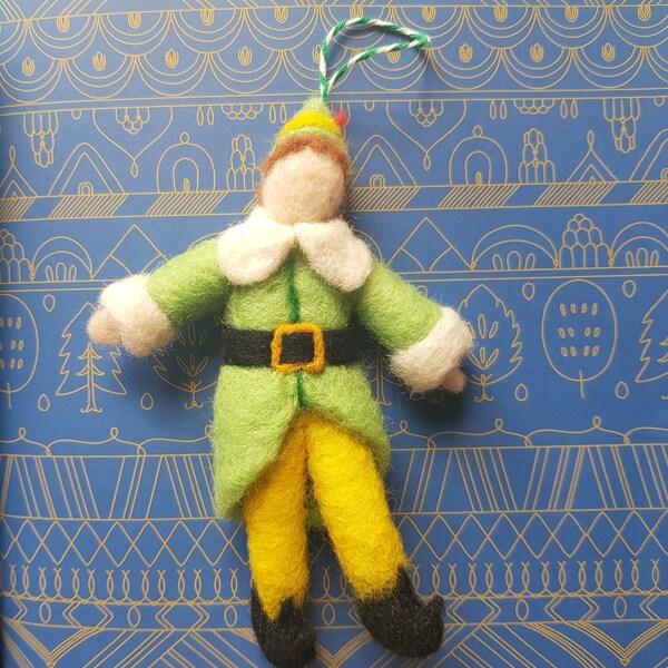 Needle Felted Elf Etsy
